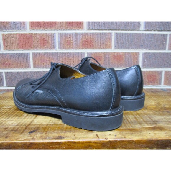Mephisto Mens Melchior Black Leather Oxford Cap Toe Dress Shoes Goodyear Welt 11 main image 5